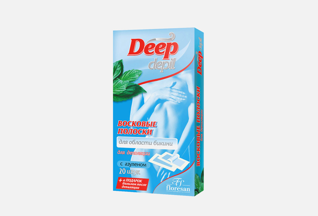 Изображение товара Восковые полоски для депиляции Deep Depil azulene