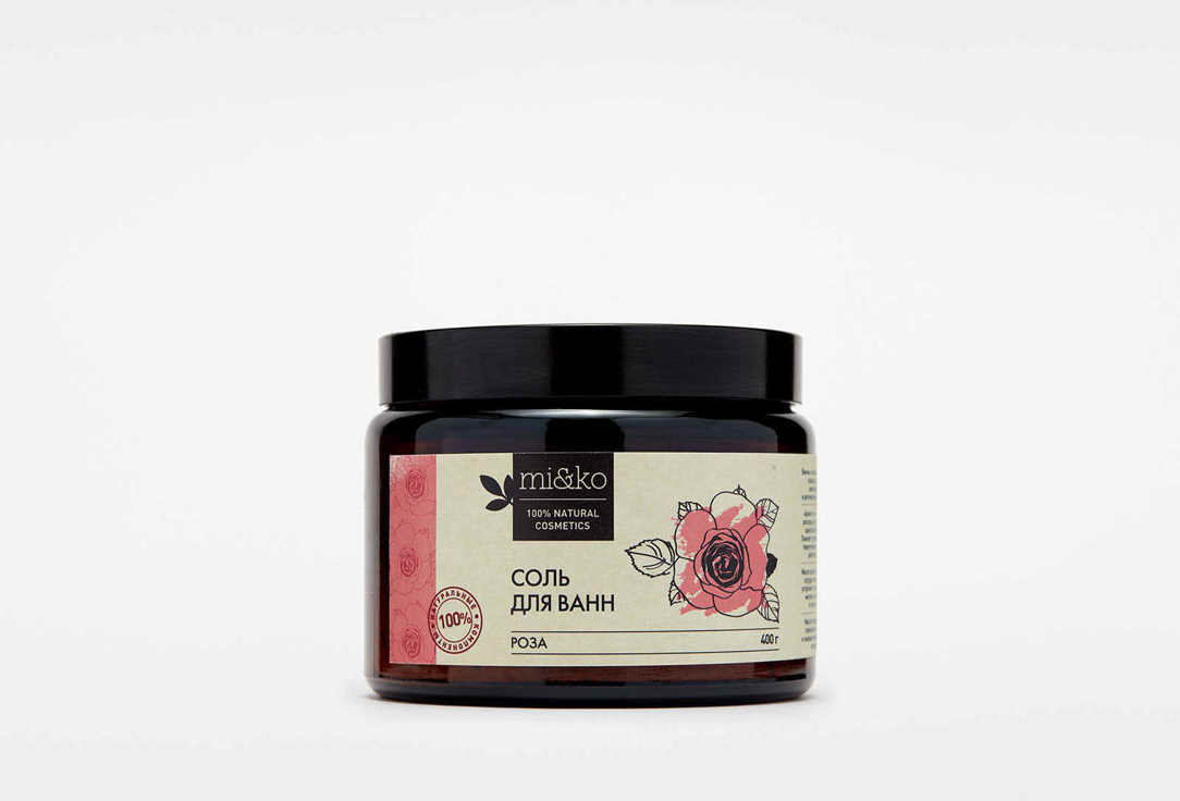 

Соль для ванн MIKO, Роза 185 г