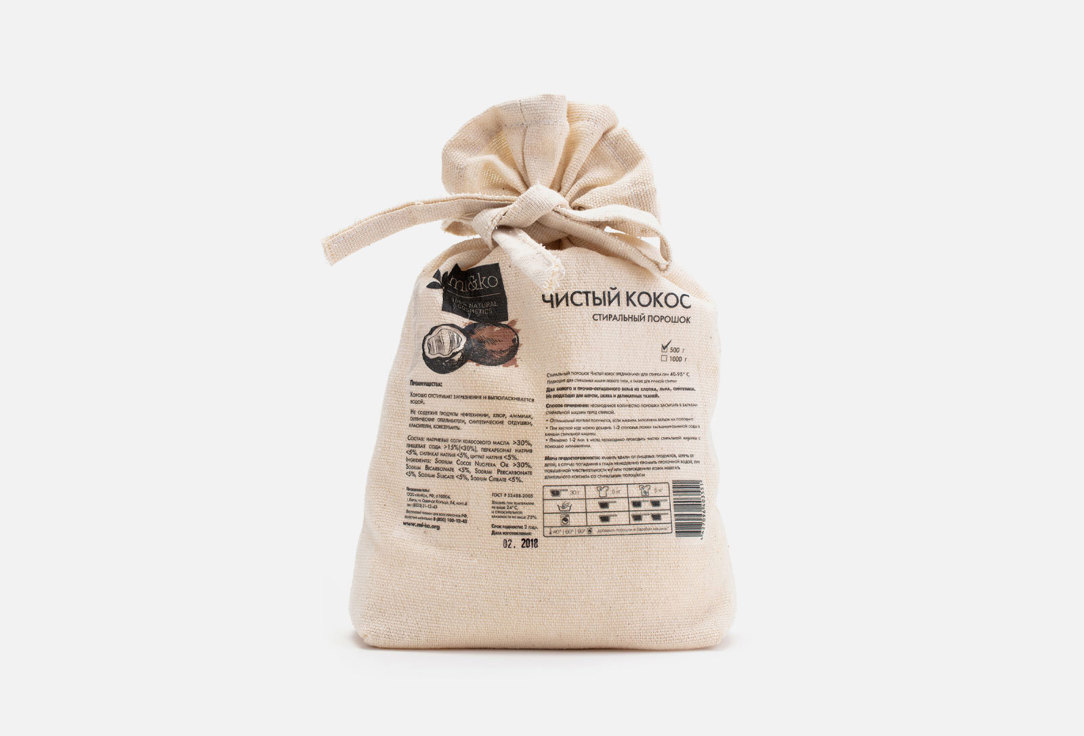 Изображение товара Стиральный порошок MiKo Чистый кокос