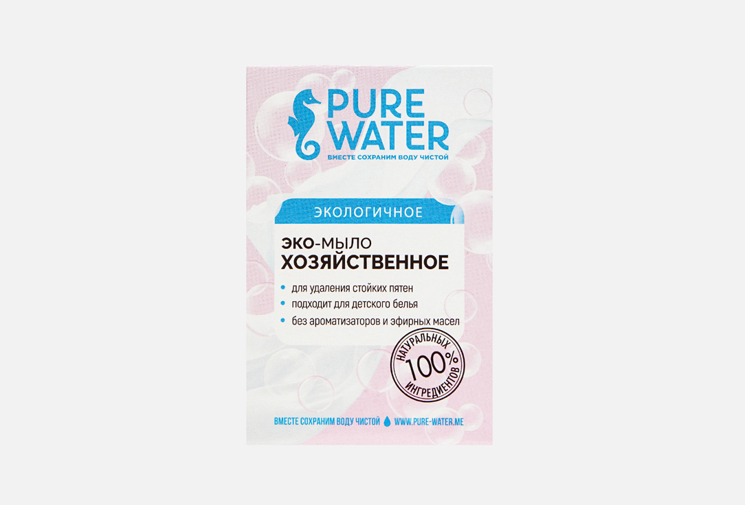 Мыло хозяйственное PURE WATER Pure Water 175 г цена и фото