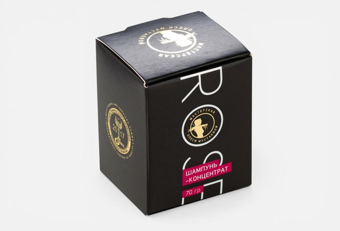 

Шампунь-концентрат для волос с шёлком и маслом розы МАСТЕРСКАЯ ОЛЕСИ МУСТАЕВОЙ, Rose 70 г