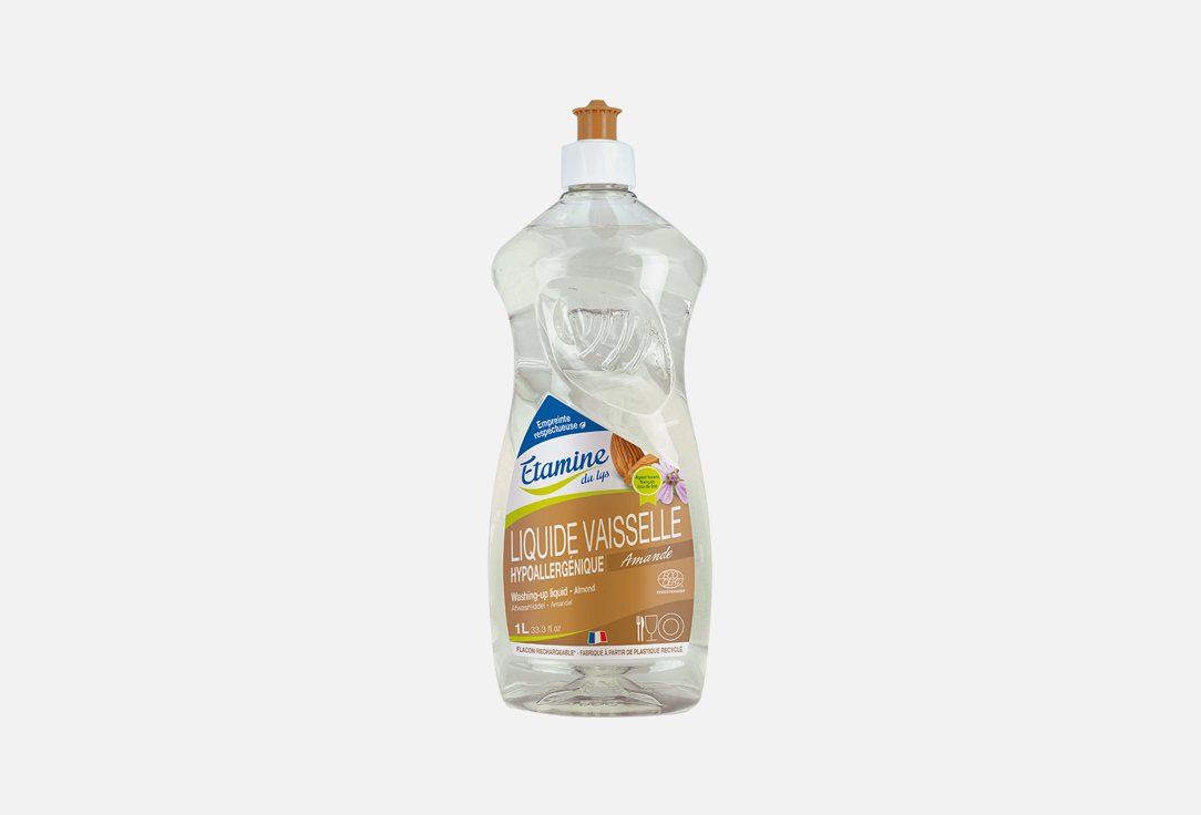 Средство д/мытья посуды гипоаллергенное Миндаль ETAMINE Washing Up Liquid Almond 1000 мл средство для ручного мытья посуды апельсиновое гипоаллергенное эко klar washing up liquid orange 500 мл