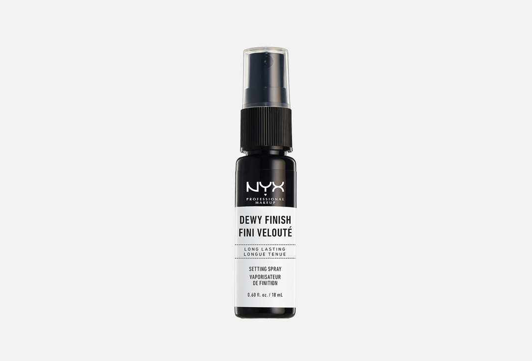 Спрей-фикcатор макияжа естественное сияние NYX PROFESSIONAL MAKEUP Makeup Setting Spray Mini Dewy 