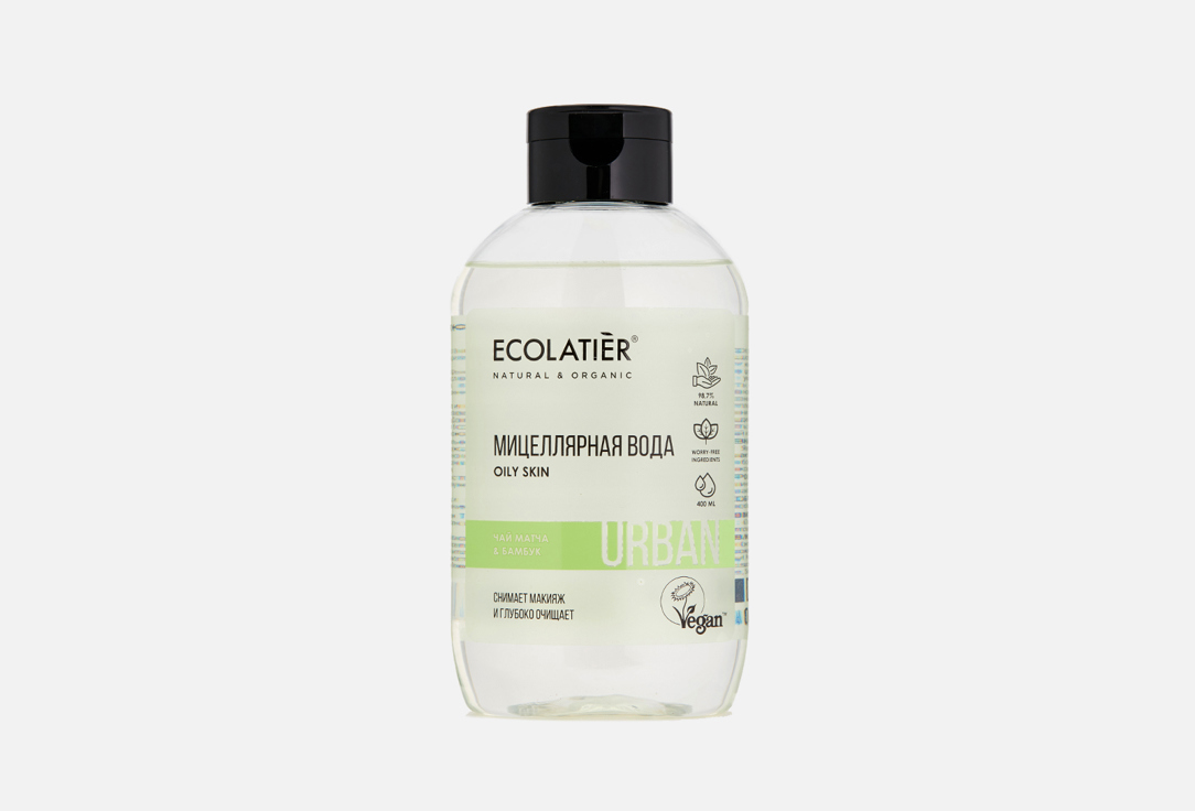 Изображение товара мицеллярная Вода для снятия макияжа ECOLATIER MATCHA TEA & BAMBOO