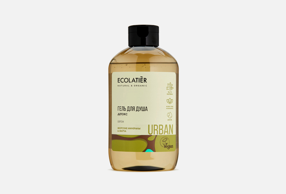 Изображение товара Гель для душа ECOLATIER DETOX SEA MINERALS & MATCHA