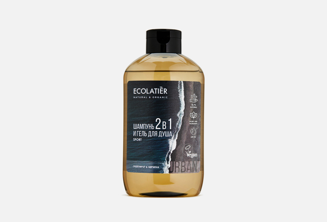 Изображение товара Гель для душа 2в1 ECOLATIER MEN GRAPEFRUIT & VERBENA