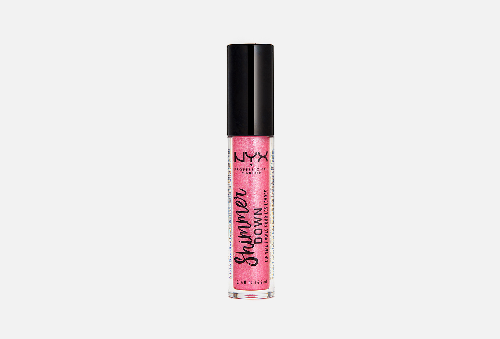 NYX PROFESSIONAL MAKEUP ШИММЕР ДЛЯ ГУБ SHIMMER DOWN LIP VEIL 03, PINK ...