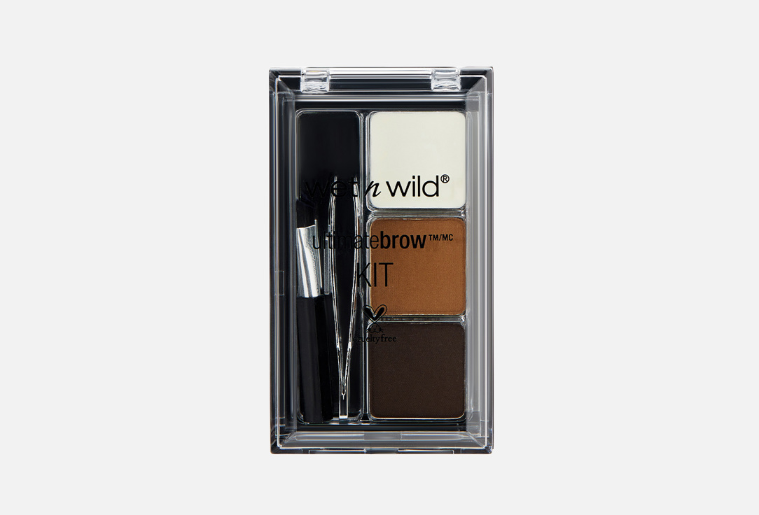 Набор для бровей WET N WILD Ultimate Brow Kit 2.5 г тушь для бровей máscara para cejas brow sessive brow shaping gel wet n wild brown