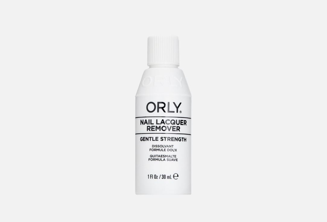 Жидкость для щадящего снятия лака  Orly GENTLE Strength Remover  
