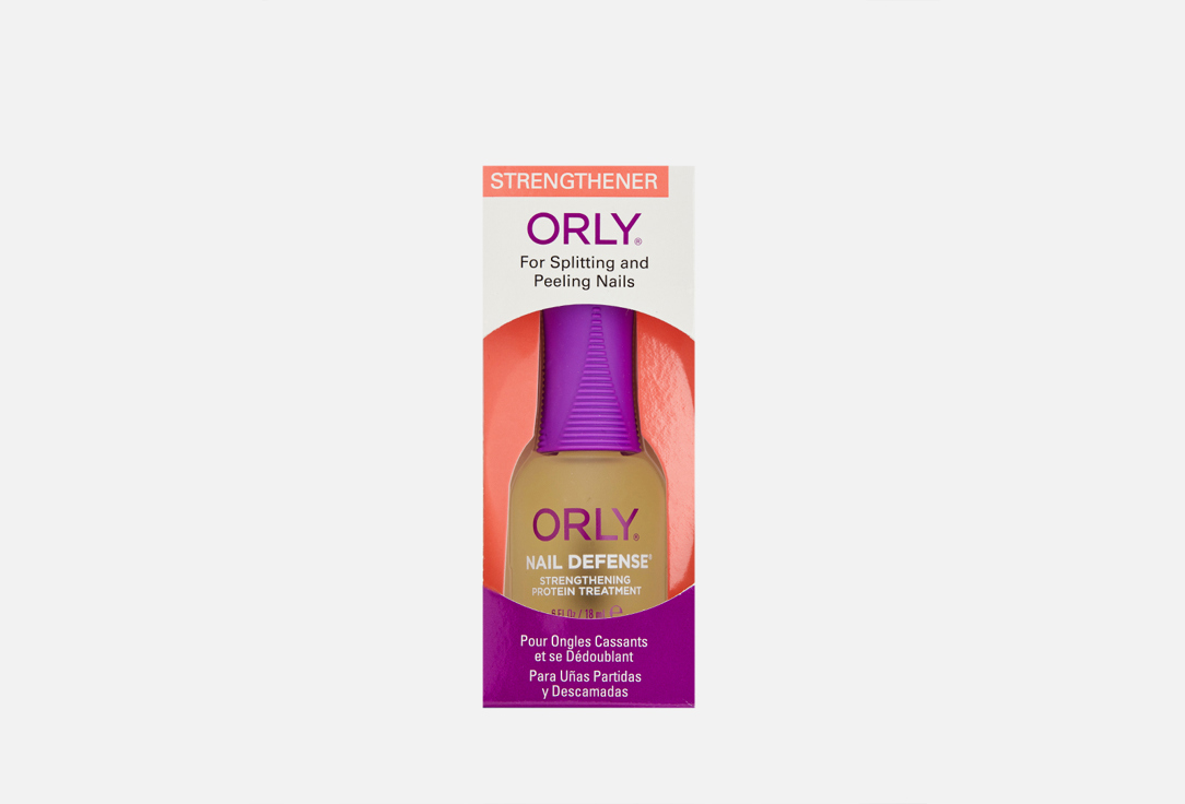 Изображение товара Покрытие для слоящихся ногтей Orly Nail Defense 18 мл укрепляет и стимулирует рост
