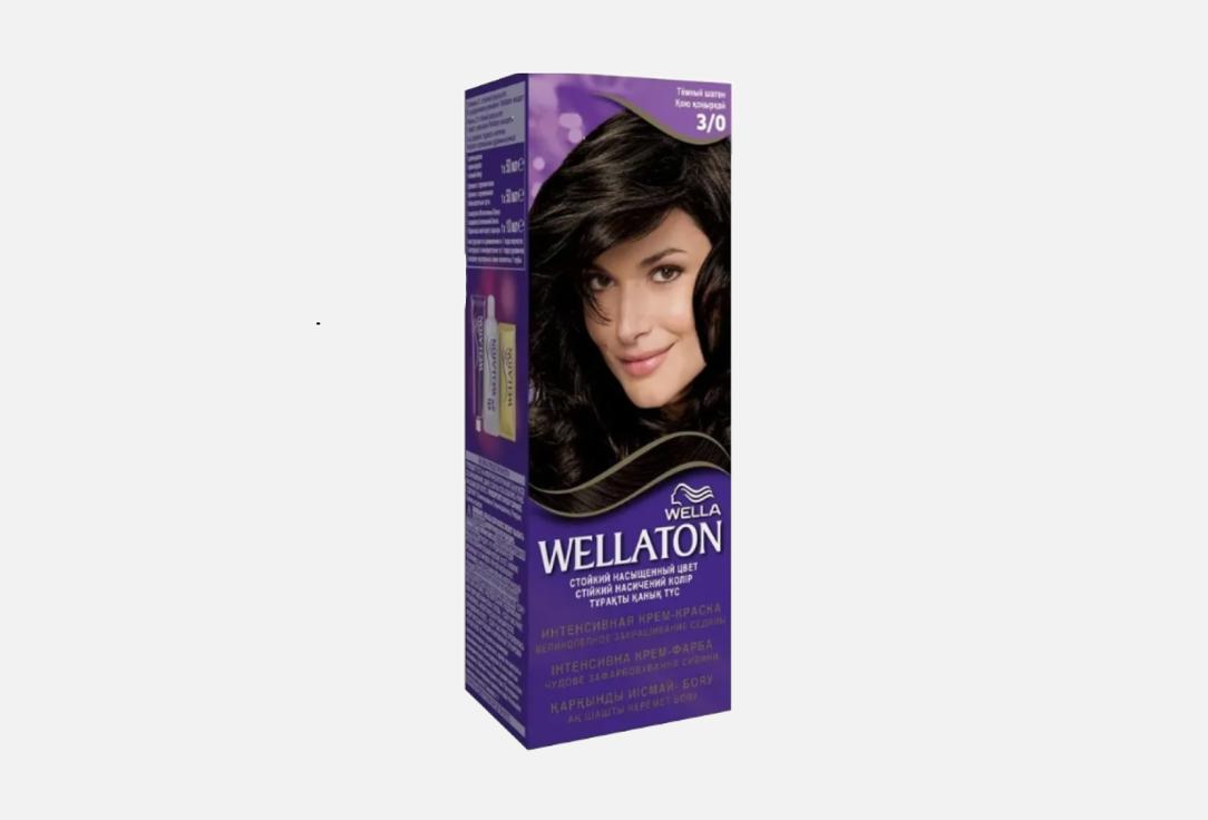 Крем-краска для волос Wella Wellaton 3/0, Темный Шатен