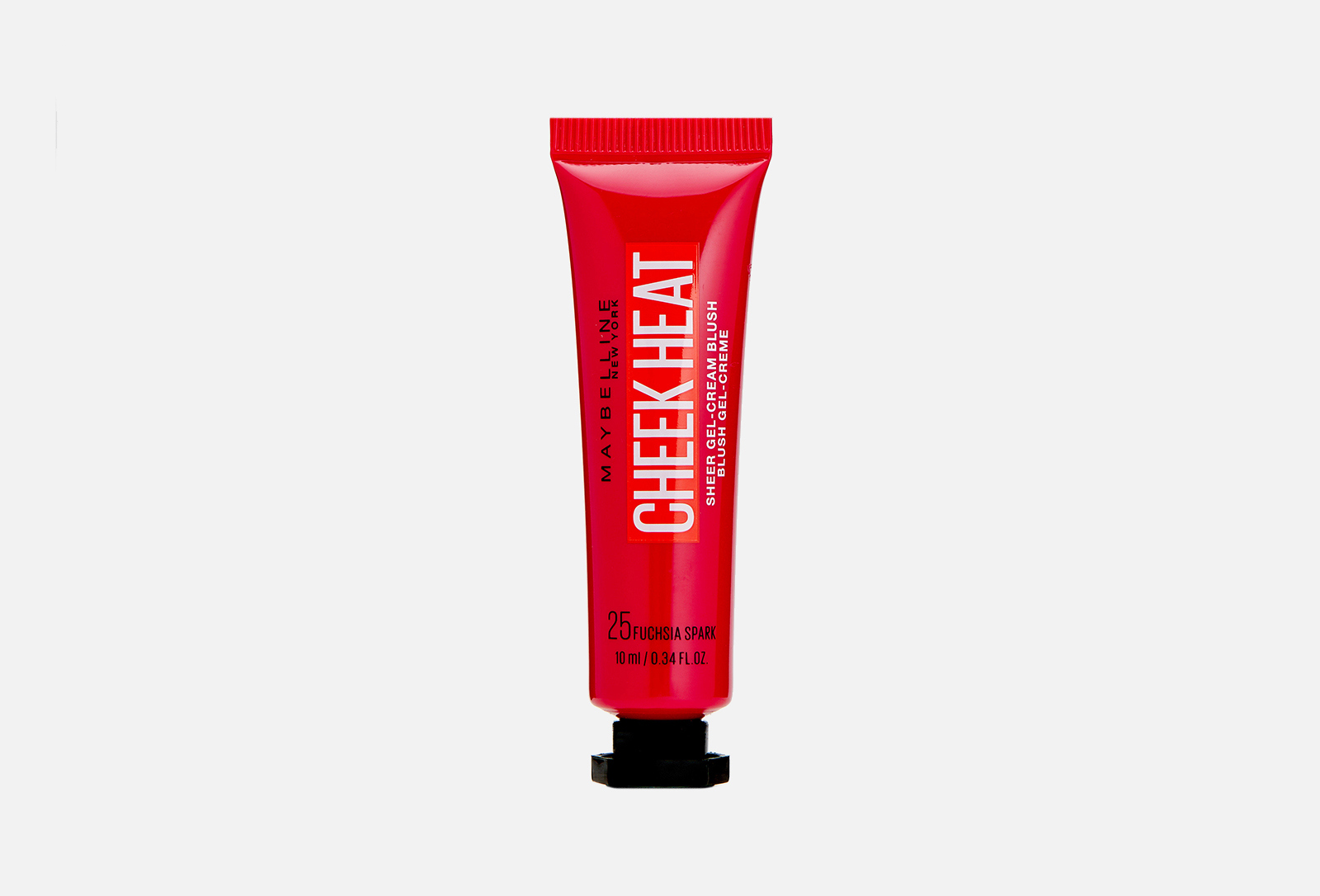 Maybelline New York Румяна Cheek Heat 25, Фуксия 10 мл — купить в Москве