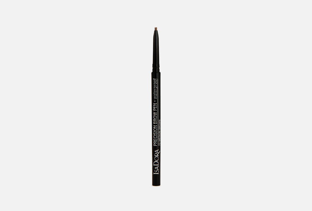 Водостойкий карандаш для бровей IsaDora Precision Brow Pen Waterproof 72, Medium Brown 