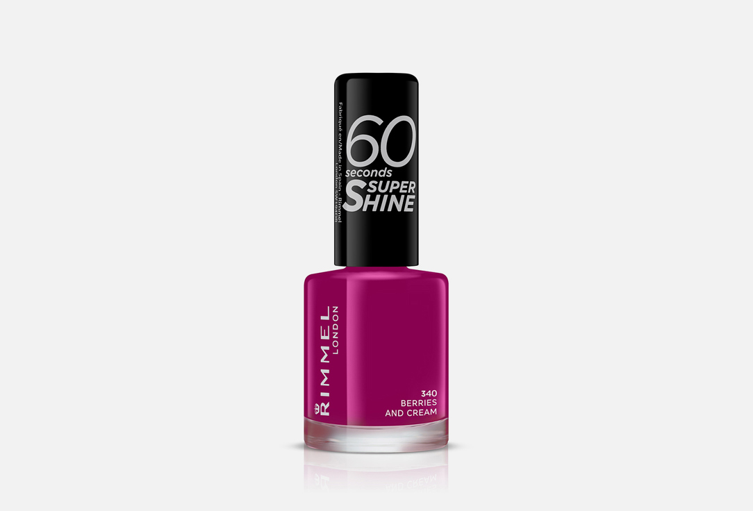 Изображение товара Лак для ногтей Rimmel 60 Seconds Super Shine яркие и быстрые сушки