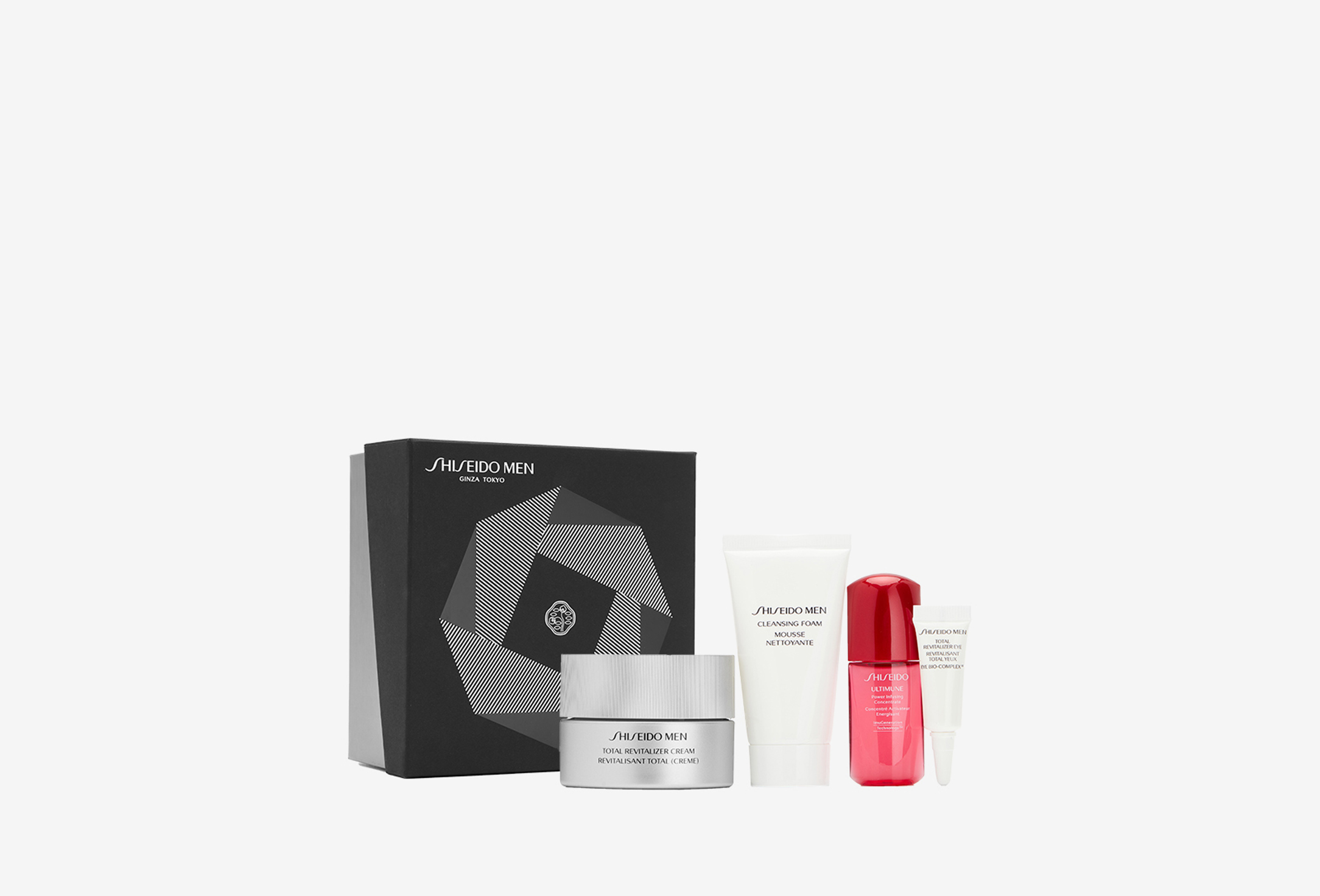Shiseido Набор с комплексным омолаживающим кремом MEN 4 шт