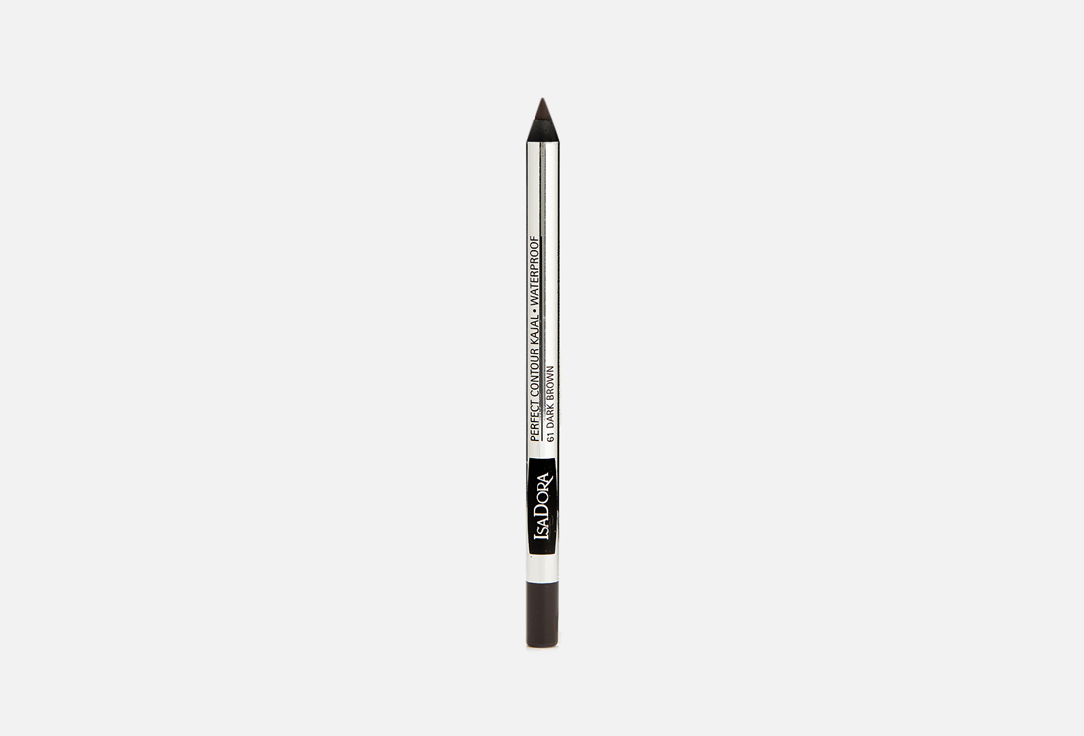 Водостойкий карандаш для век IsaDora Perfect Contour Kajal Waterproof 61,Dark Brown