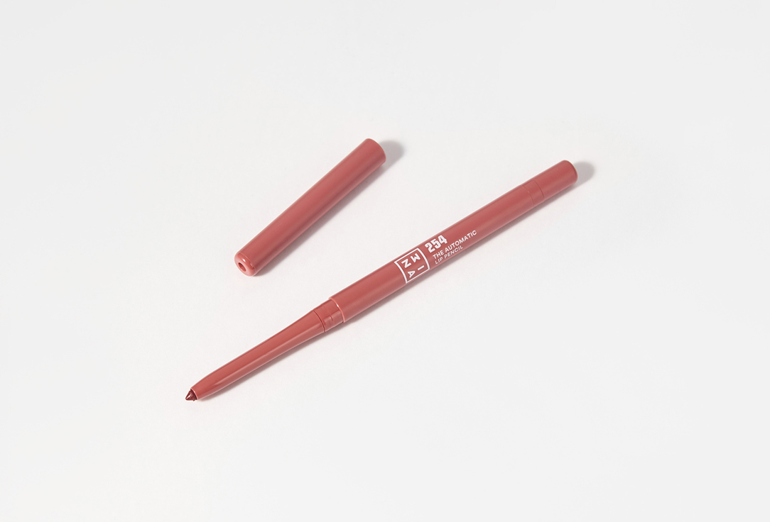 Автоматический водостойкий карандаш для губ 3INA The Automatic Lip Pencil  254