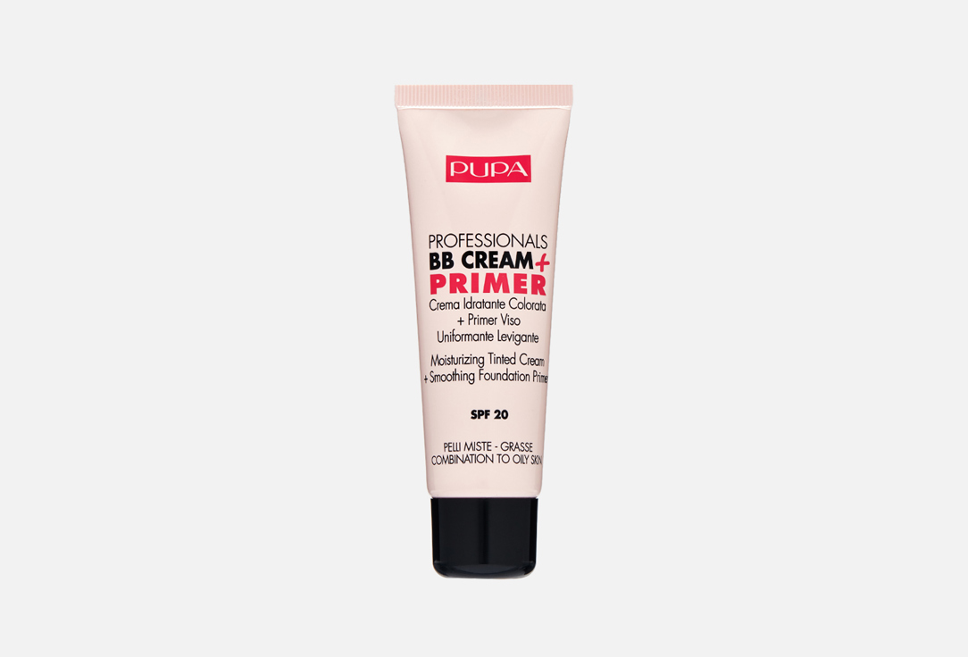 Pupa Крем тональный Professional BB cream+Primer 50мл тон01