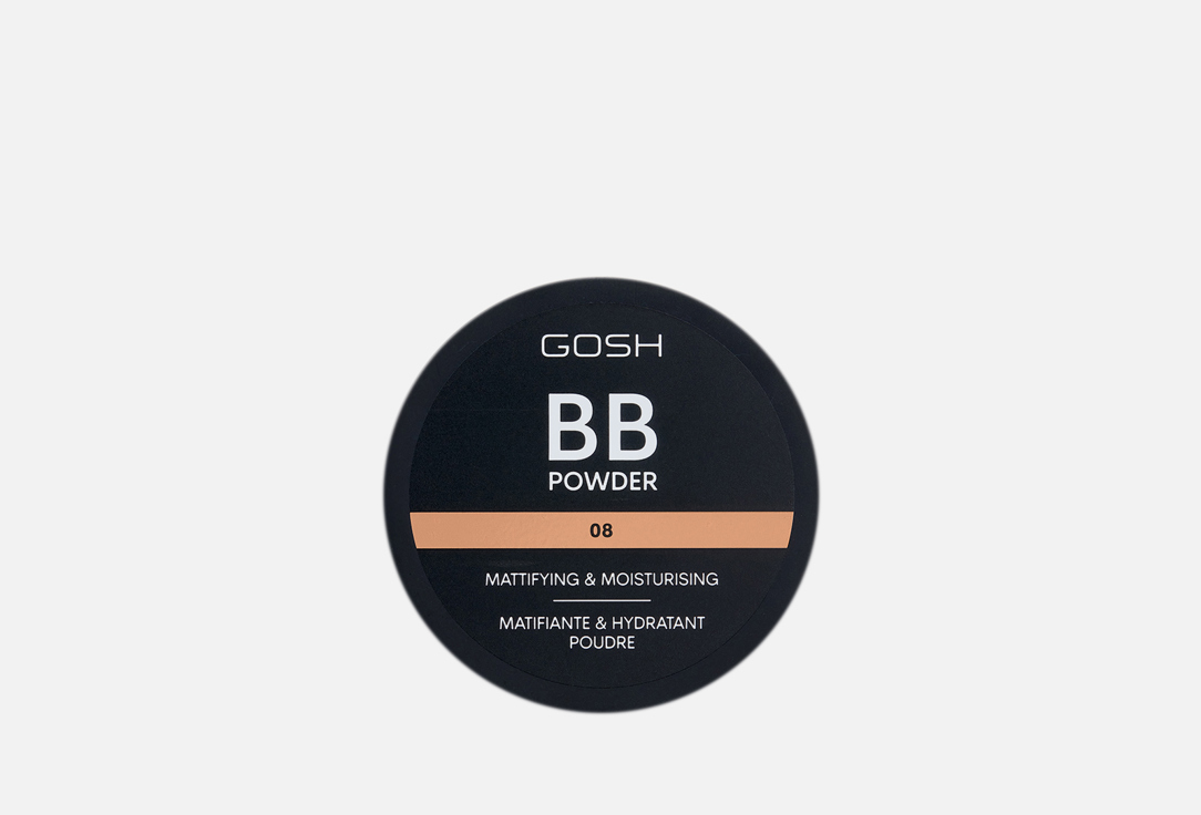 Пудра GOSH BB POWDER 6.5 г gosh пудра компактная для лица giant sun powder с эффектом загара 30 г 001