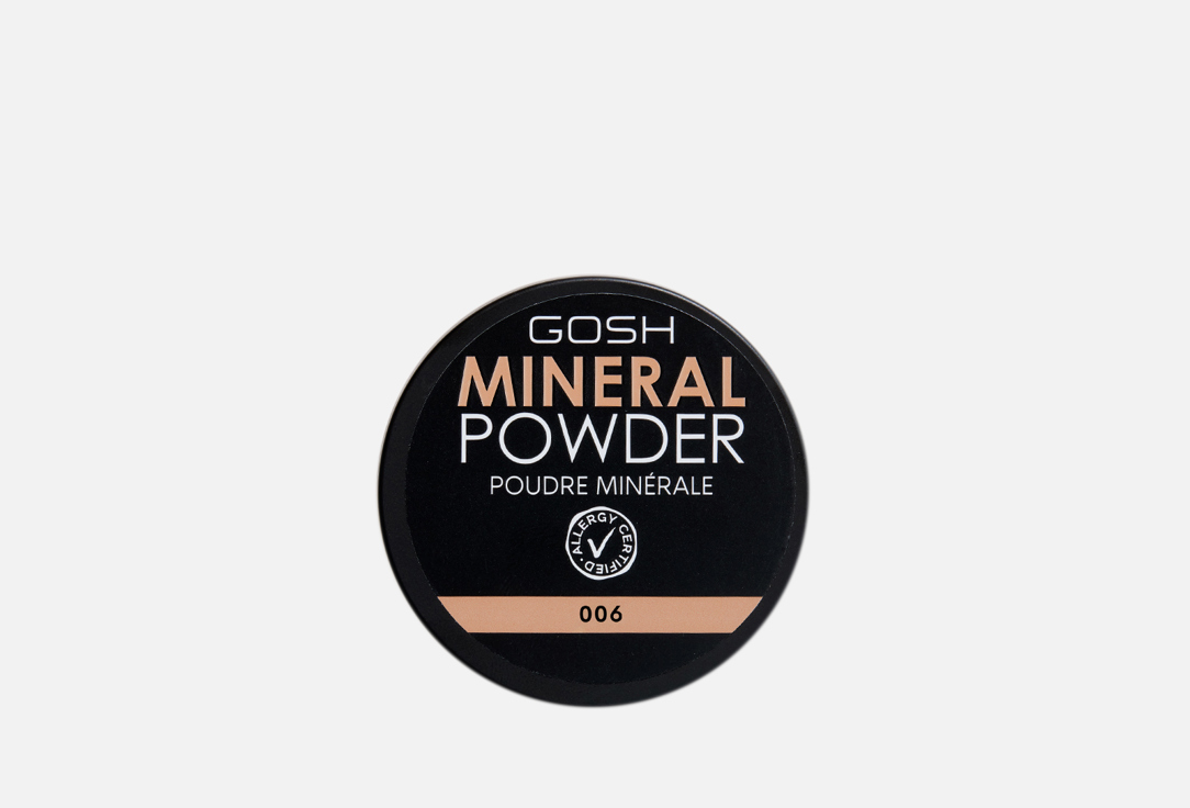 Пудра рассыпчатая GOSH Mineral Powder 8 г bellapierre cosmetics рассыпчатая минеральная пудра latte