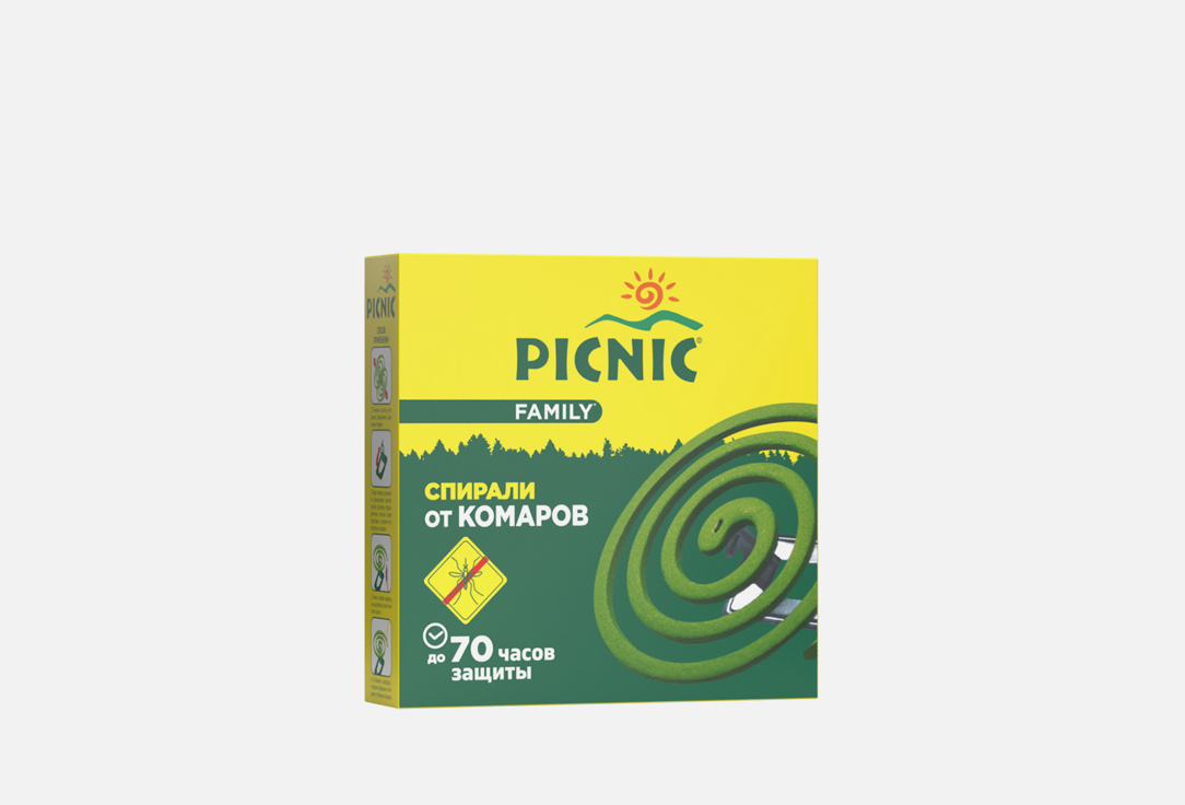 

Спирали от комаров PICNIC, Picnic Family 10 шт