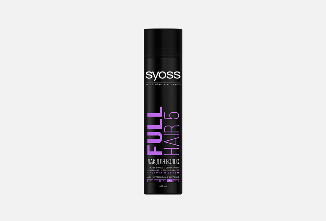Лак для волос экстрасильная фиксация Syoss Full Hair 5D  