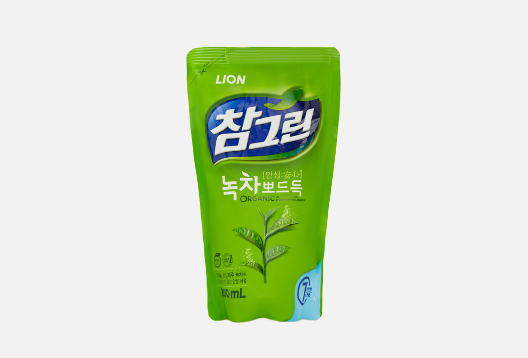 Жидкость для мытья посуды LION Thailand Зеленый чай 