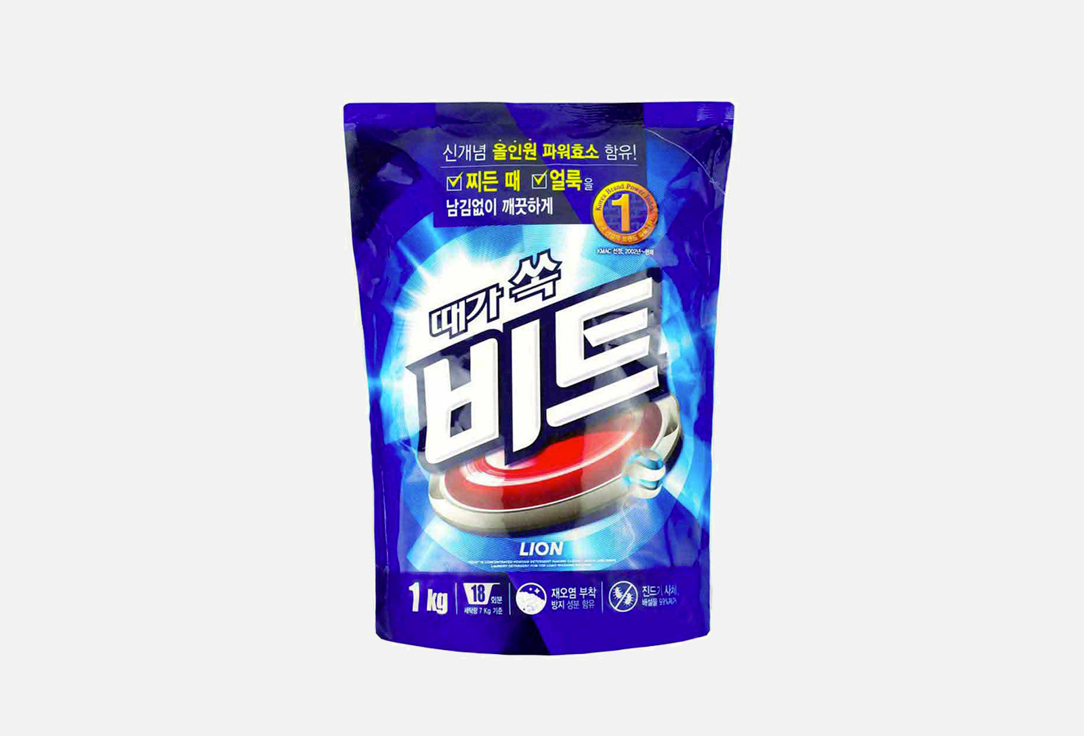 

Концентрированный стиральный порошок LION, Beat 1000 мл