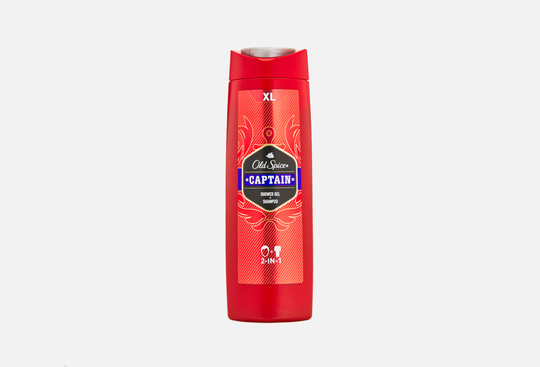 Изображение товара Гель для душа + шампунь Old Spice Captain