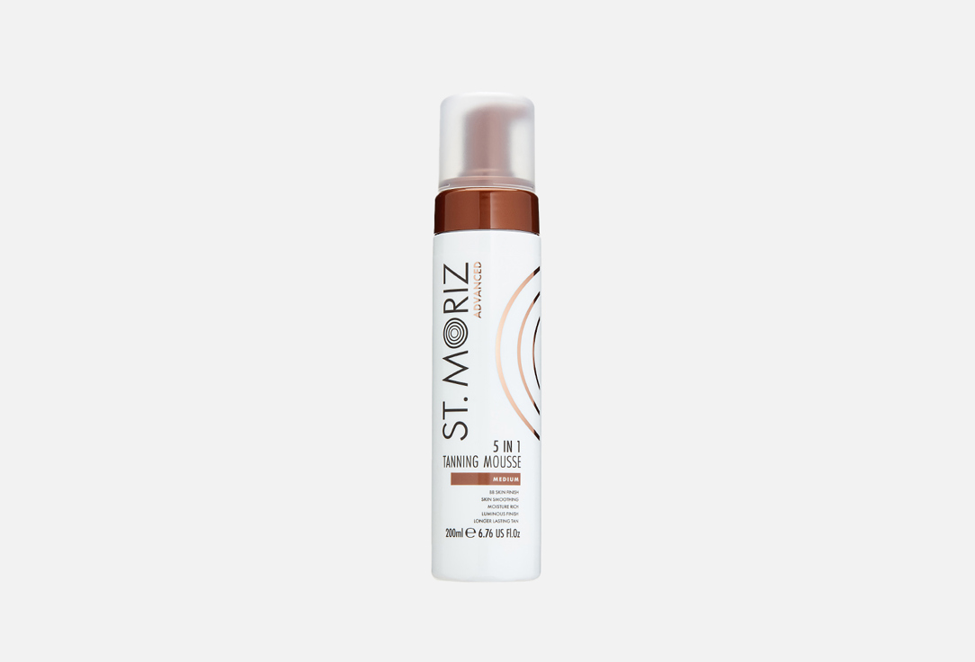 Тонирующий автобронзант-мусс 5в1 ST. MORIZ Tanning Mousse 200 мл