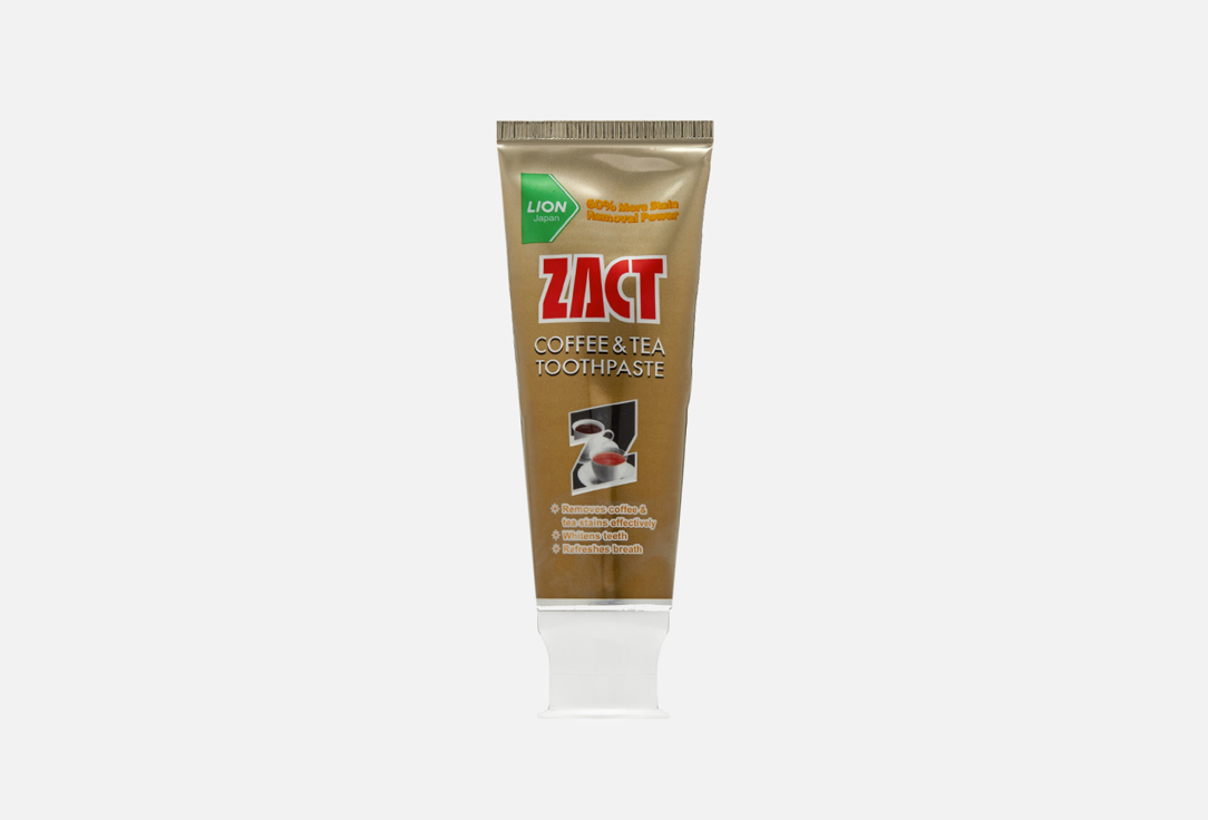 Зубная паста отбеливающая LION Zact 100 г зубная щётка lion zact 1 шт