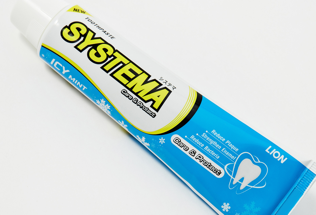 Зубная паста для глубокой чистки со вкусом ледяной мяты Lion Systema 