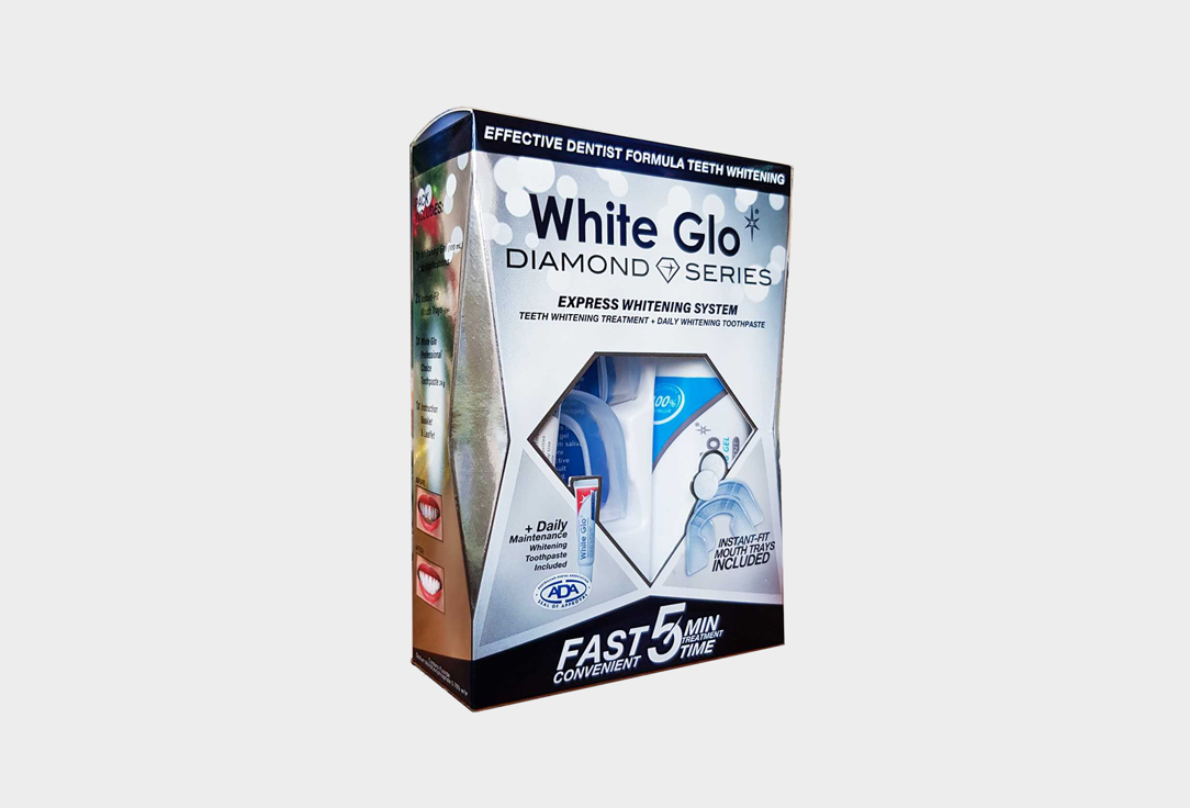 Набор для ухода за полостью рта WHITE GLO Express Whitening System 4 шт детский набор для ухода за полостью рта 4 8 лет lacalut promo set 2 шт