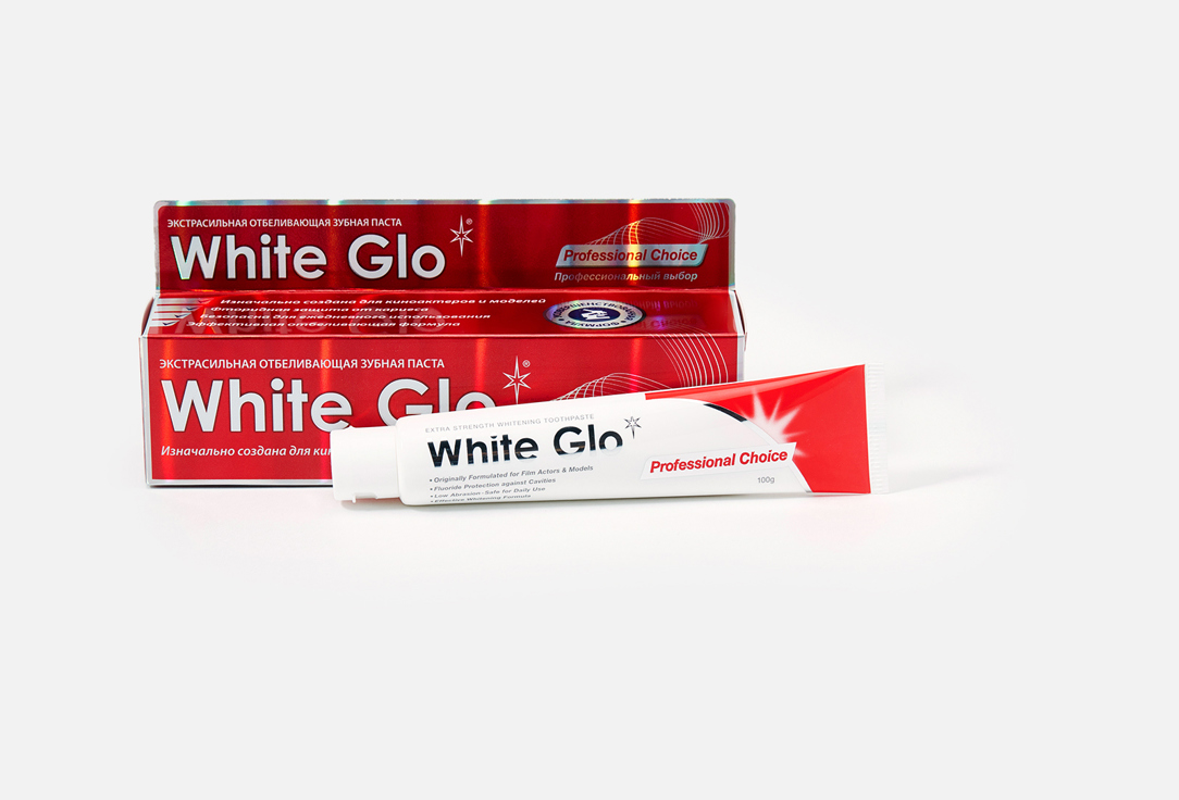 Отбеливающая зубная паста White Glo Professional choice 