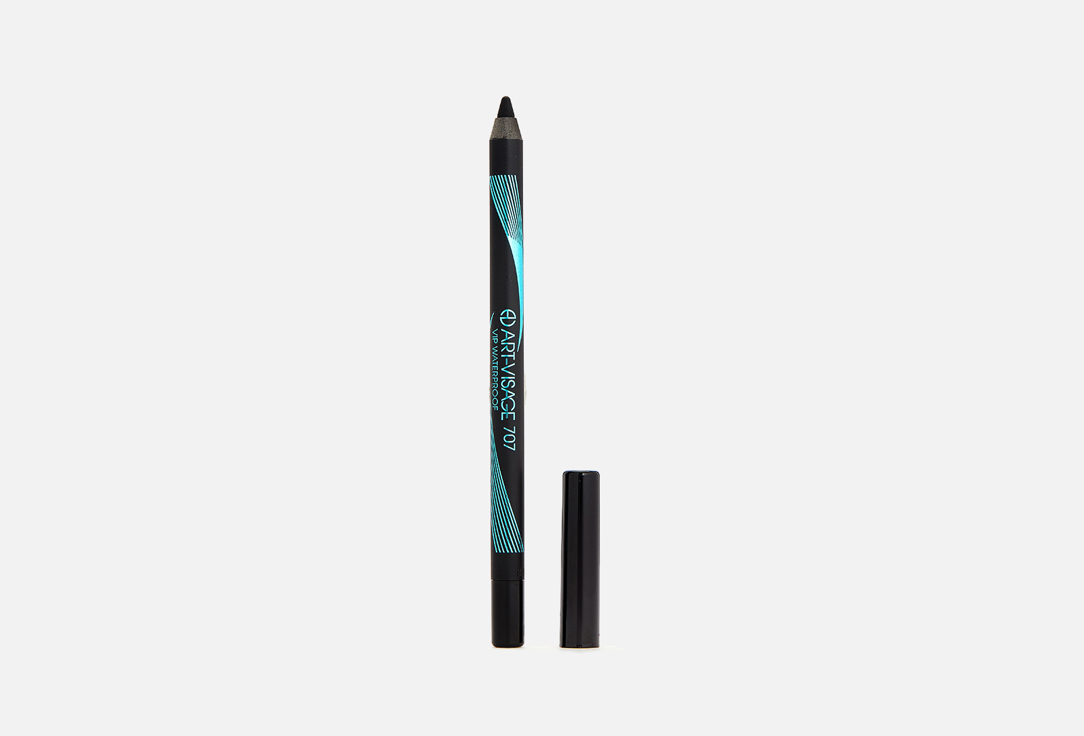 Водостойкий карандаш для глаз ART-VISAGE VIP WATERPROOF черный 