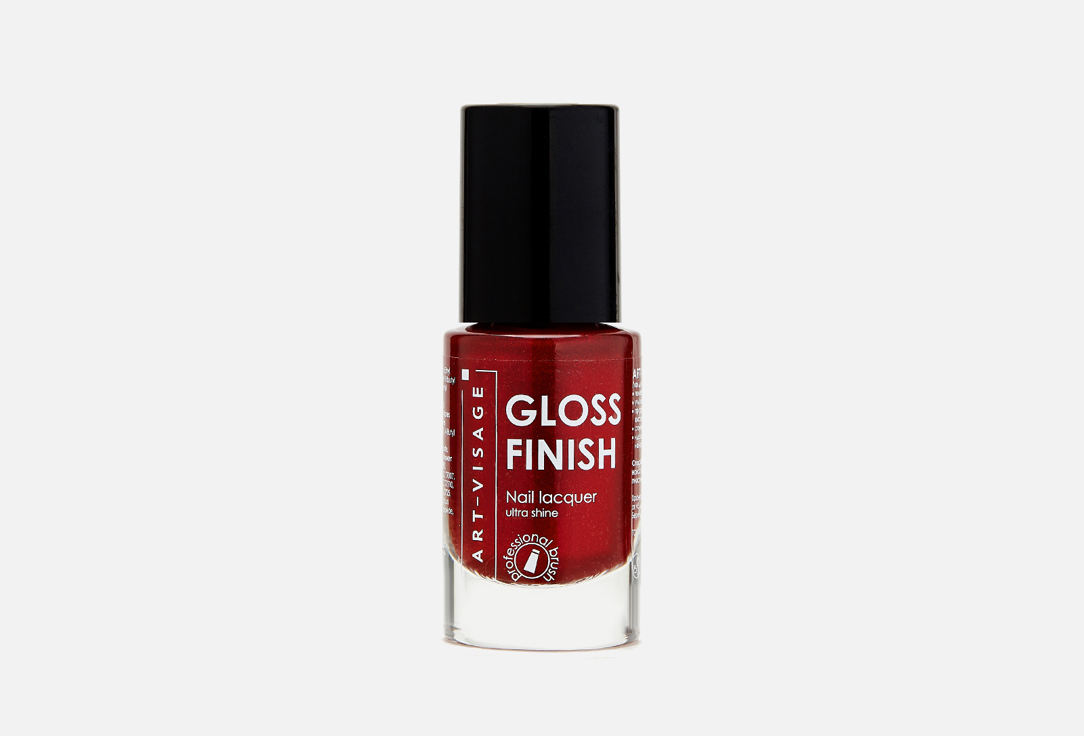 Лак для ногтей ART-VISAGE GLOSS FINISH 8.5 мл лак для ногтей art visage gloss finish 8 5 мл