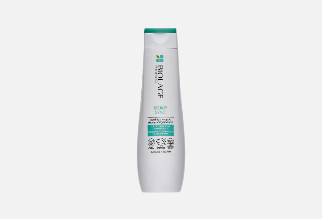 цена Освежающий шампунь для волос BIOLAGE Scalpsync Cooling Mint 250 мл