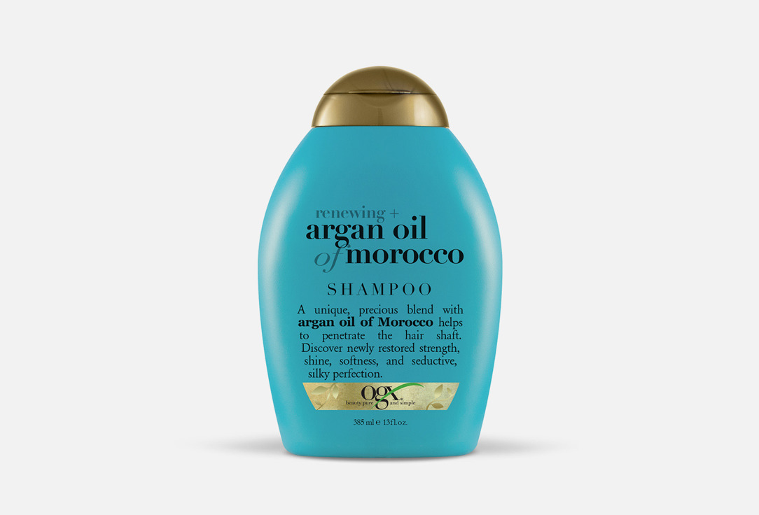 Восстанавливающий шампунь для волос OGX С аргановым маслом Марокко 385 мл logona шампунь для восстановления блеска волос с био аргановым маслом 250 мл