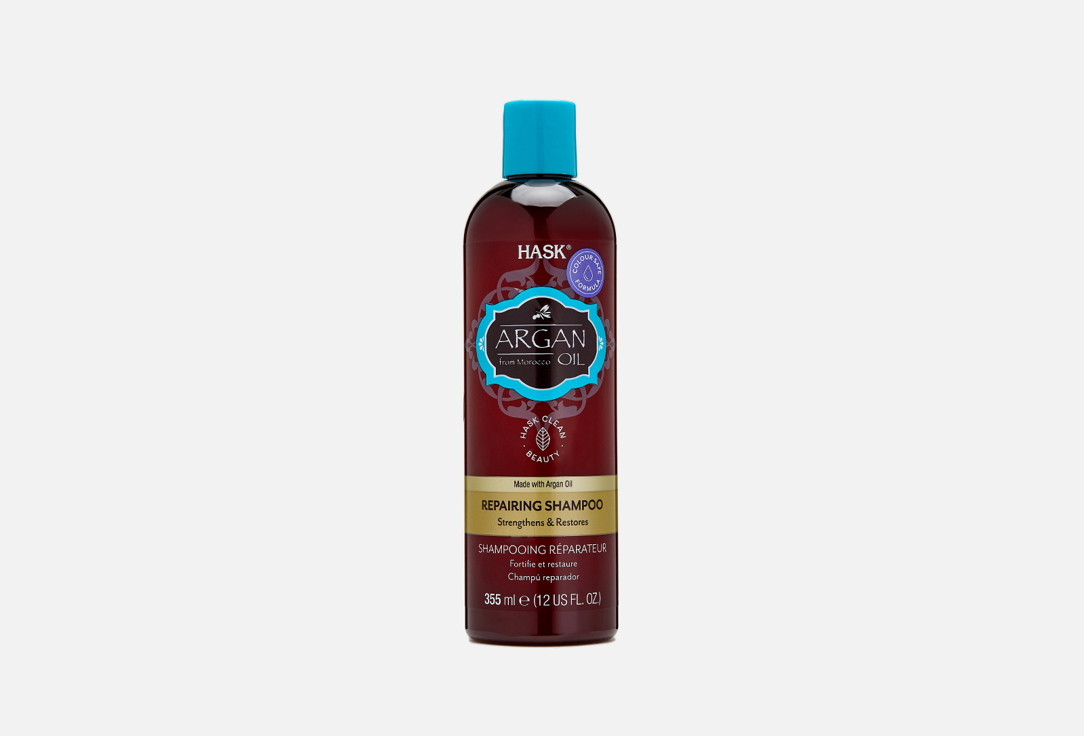 Восстанавливающий шампунь для волос  Hask Argan Oil  