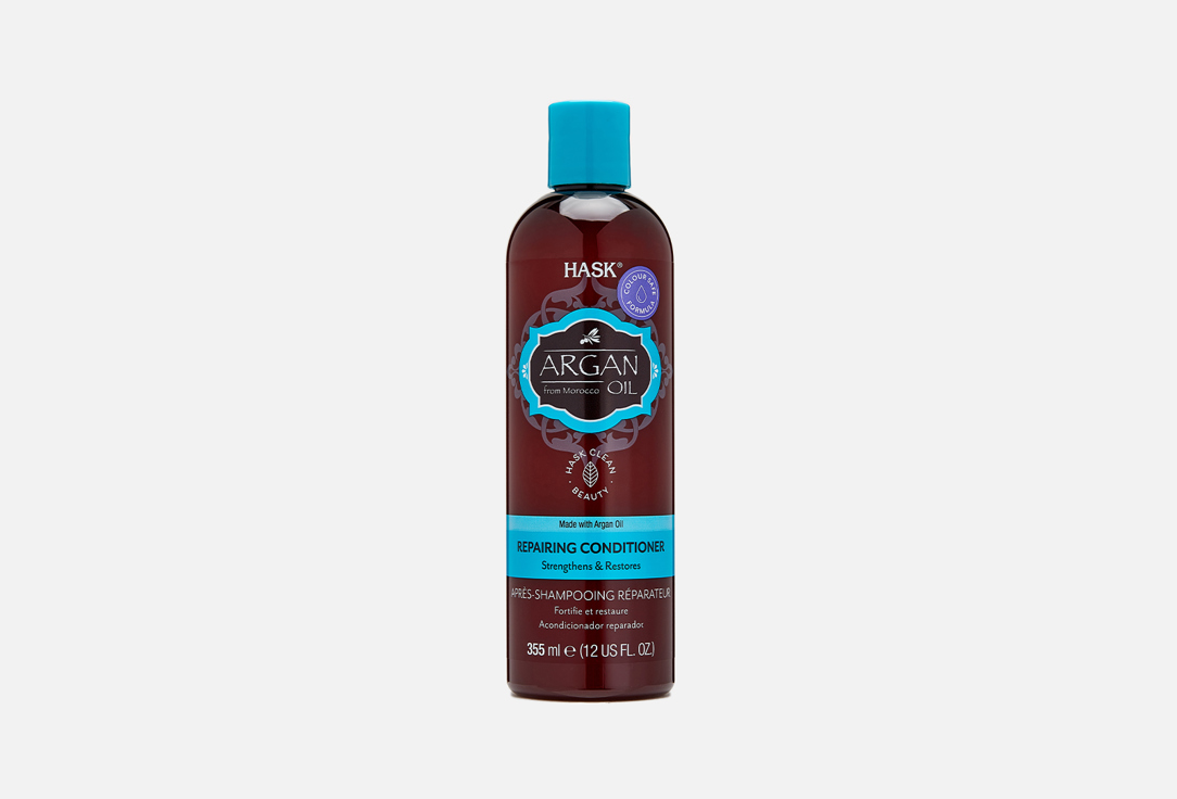 Восстанавливающий кондиционер для волос с Аргановым маслом HASK Argan Oil 355 мл