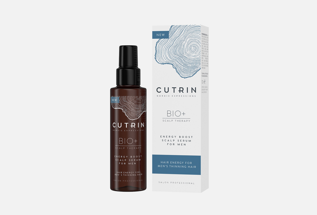 Изображение товара СЫВОРОТКА –БУСТЕР ДЛЯ УКРЕПЛЕНИЯ ВОЛОС У МУЖЧИН CUTRIN BIO+ ENERGY BOOST