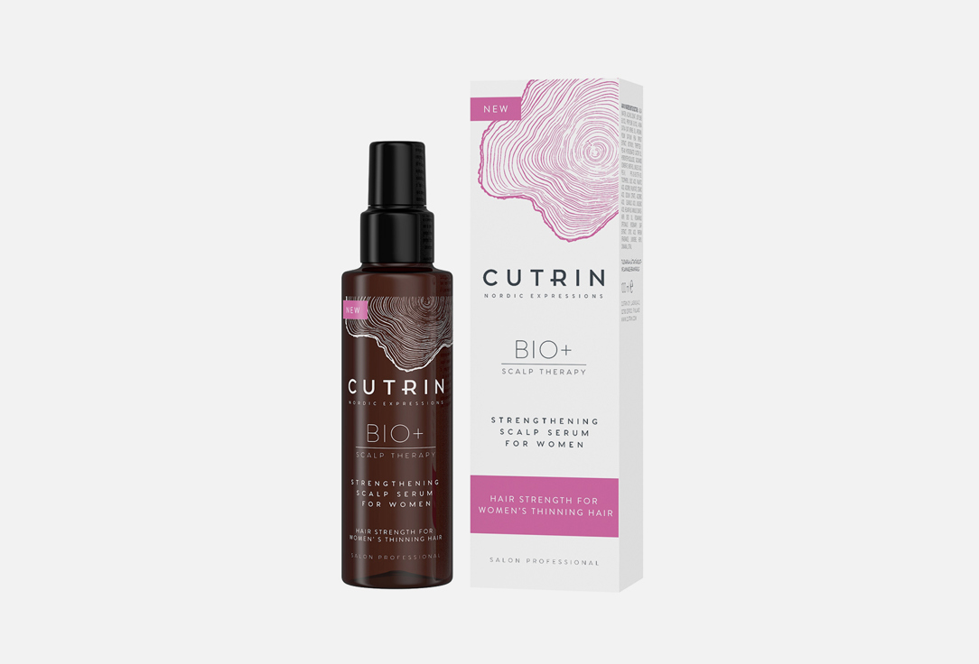 Изображение товара СЫВОРОТКА -БУСТЕР ДЛЯ УКРЕПЛЕНИЯ ВОЛОС У ЖЕНЩИН CUTRIN BIO+ STRENGTHENING