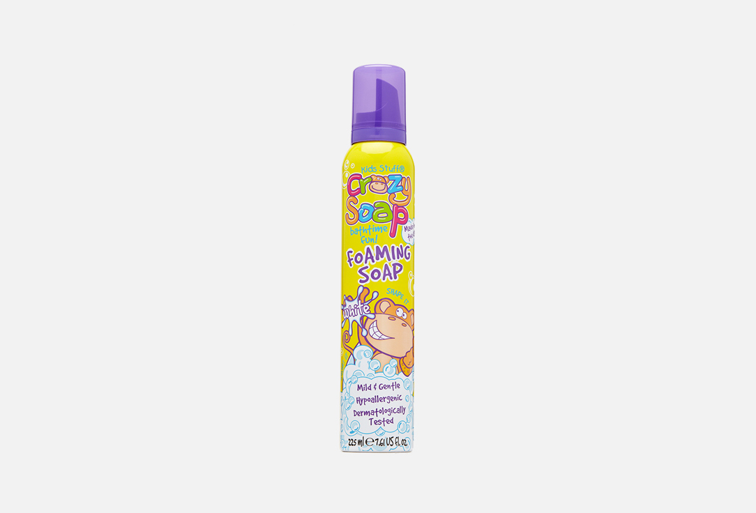 

Мусс-пена для купания и детских забав KIDS STUFF, Crazy Soap Bathtime Fun Foaming Soap White 225 мл