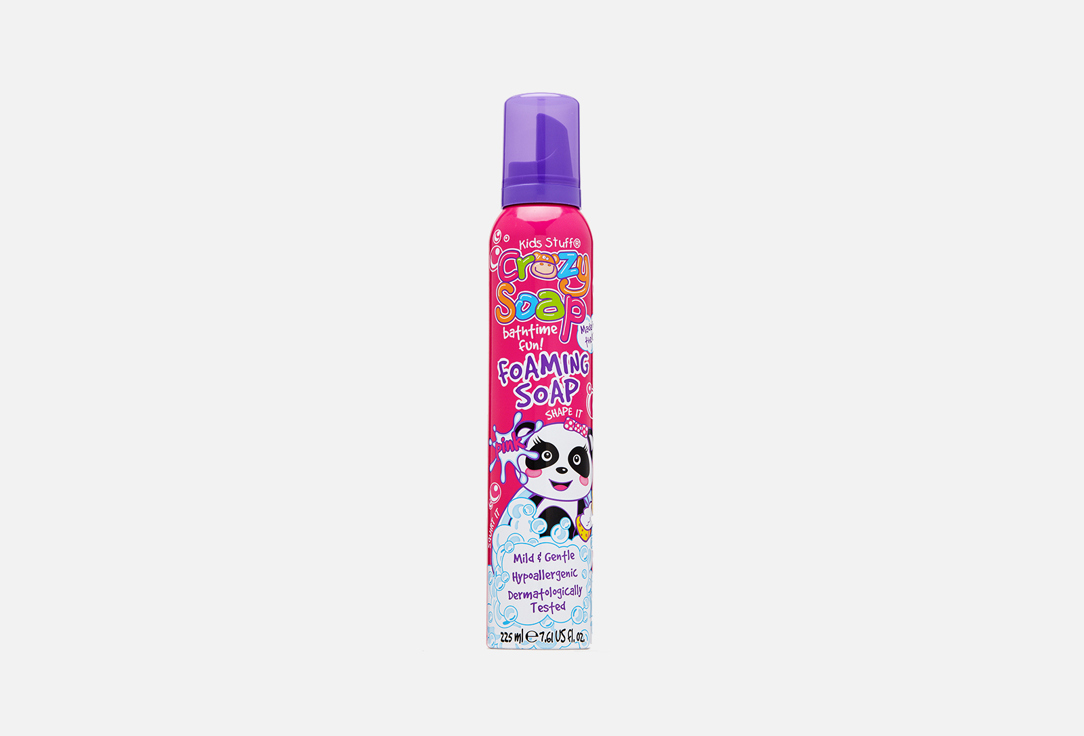 

Мусс-пена для купания и детских забав KIDS STUFF, Crazy Soap Bathtime Fun Foaming Soap Pink 225 мл