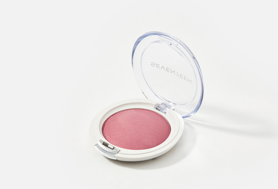 Румяна компактные перламутровые SEVEN7EEN Pearl Brush Powder 1  темно розовый