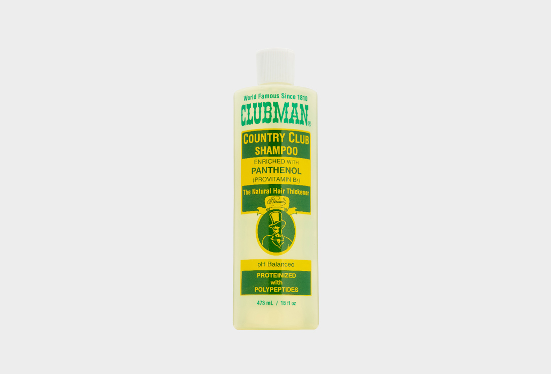 

Восстанавливающий шампунь для ежедневного применения CLUBMAN, Country Club Shampoo 480 мл