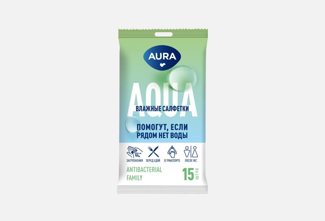 Изображение товара Влажные салфетки Aura Antibacterial