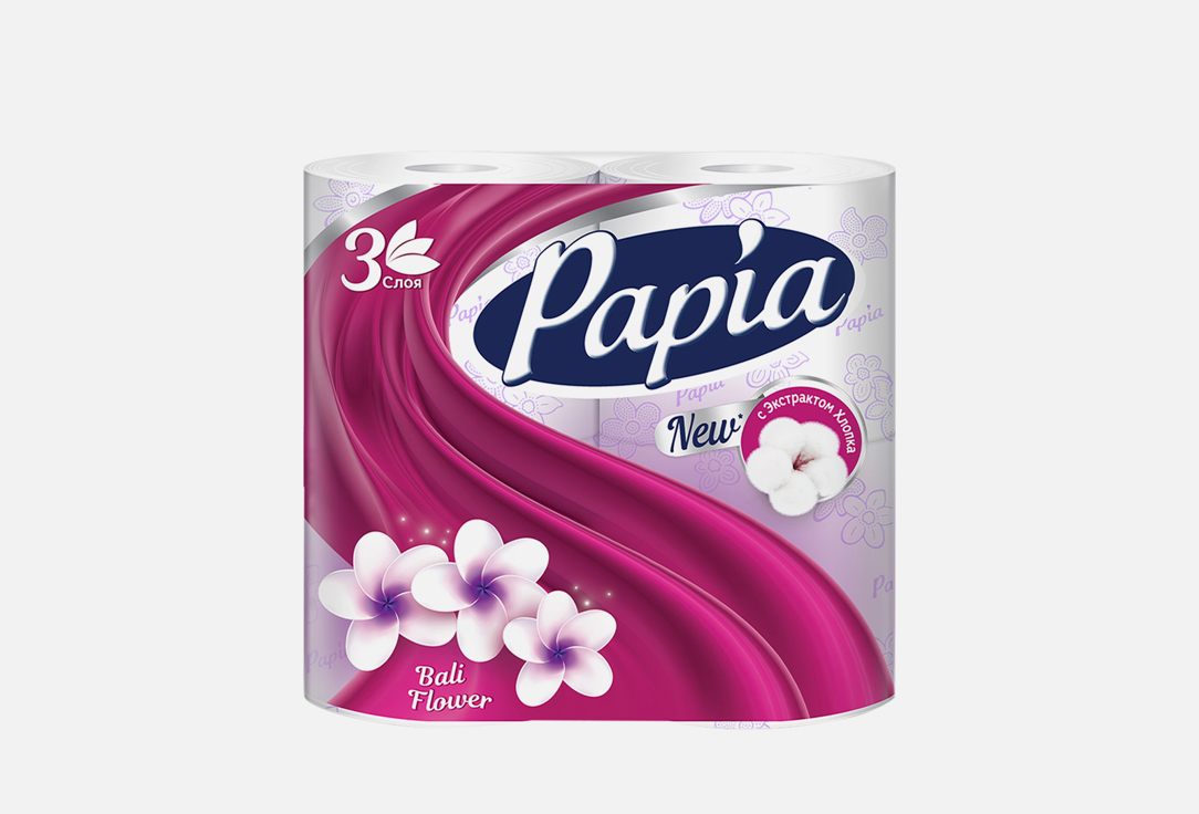 Туалетная бумага PAPIA BALI FLOWER 