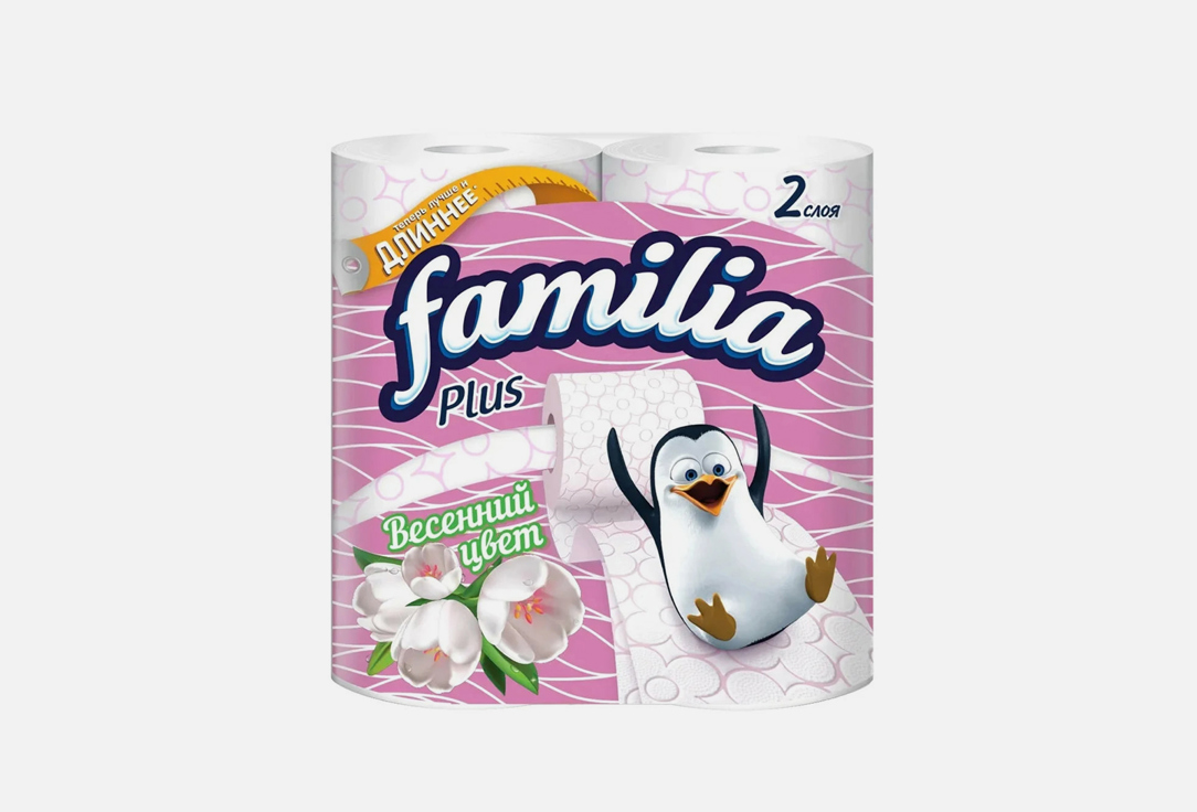 Туалетная бумага Familia Весенний цвет 