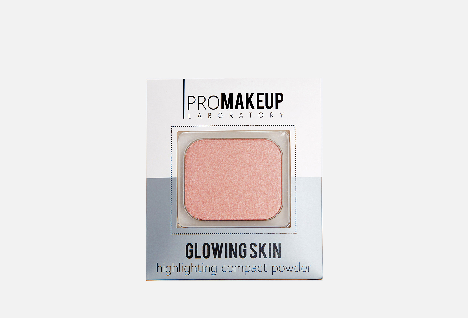PROMAKEUP LABORATORY Компактный хайлайтер GLOWING SKIN 102 – холодное ...